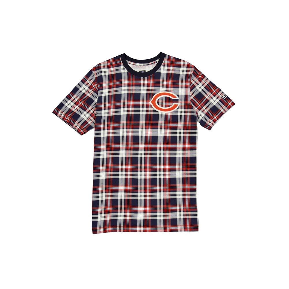 New Era Chicago Bears 3rd Down Plaid T-Shirt - Size XL